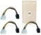 Cable X3 Molex 4 Pin Male a 6 PIN Cable hembra PCI Express 18cm Broche Power Mapa para 4pin Graphics Tarjeta a 6pin Pin - Marca francesa adaptable
