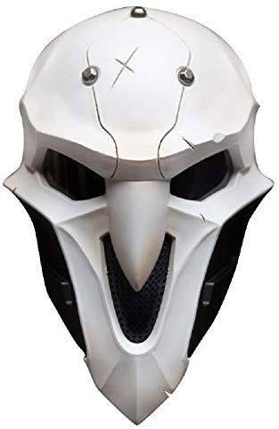 damdos Halloween-Requisiten für Herren, Cosplay-Maske für OW Reapter, Maske mit Gläsern, ABS-Kunststoff, Guy Fawkeas, Maske, Kostüm, Weihnachten, Geburtstagsgeschenke, siehe abbildung, Einheitsgr��e