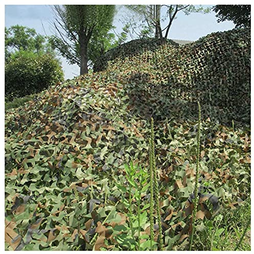 HLMBQ Durable Camo Netting Camouflage Net for Treehouse,Military Nets for Sunscreen Decoration Hunting Blind Shooting,Customize 2x3m 4x6m 5x5m 6x10m 7x10m 8x8m 10x15m