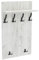 AKKE 120x60 | MAXI Garderobenpaneel Wandgarderobe Garderobe Wandpaneel Kleiderstange SCHWARZ | WHITE CRAFT