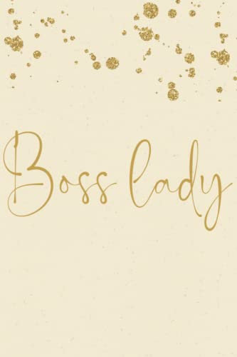 Boss lady notebook: Cute beige journal book with matte cover and lined Paper, perfect for you or a great gift for your friend