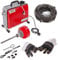 Rohrreinigungsgerät Rohrreinigungsmaschine Rohrreiniger Set 390 W 400U/min