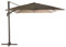 Hespéride - Parasol déporté carré inclinable Éléa Noisette et Praline