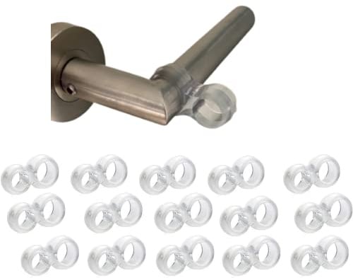 HOPS Türstopper klinke Türklinkenpuffer Türklinken stopper, 5er-10er-15er-20er Set, türgriff stopper, türgriff schutz, türstopper türklinke, türstopper griff, türklinkenpuffer transparent