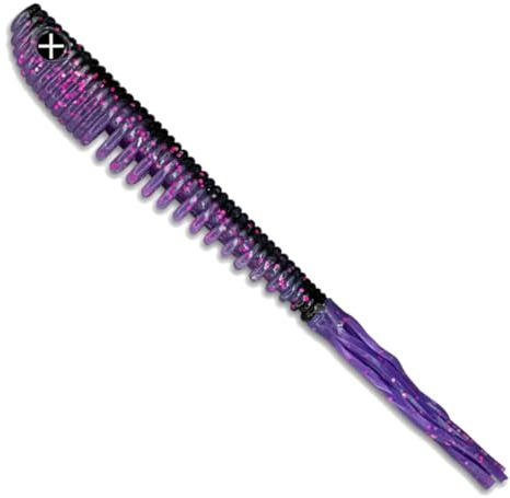 Monkey Lures Hairy Lui 20cm - 2 Gummiköder, Monkey Lures Farbe:Purple Haze