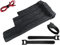 Hazarox 50x (10-20 cm) wiederverwendbar Klettband klett Kabelbinder Klettverschluss, 3 Längen aus Wiederverschließbar Kabel klettbänder (Schwarz)