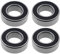 YINETTECH 4 Stück 163110-2RS Rillenkugellager Doppelte Gummidichtungslager Kohlenstoffstahl Kugellager für Fahrrad Hinterradnabe/Industrieausrüstung 16x31x10mm