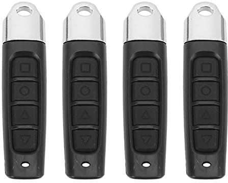 4 STÜCKE Fernbedienung Schlüsselanhänger, 4 Kanal Klonen Elektrische Garagentor Fernbedienung für Elektrische Rolltore Einziehbare Garage Autoversicherung & Reparatur
