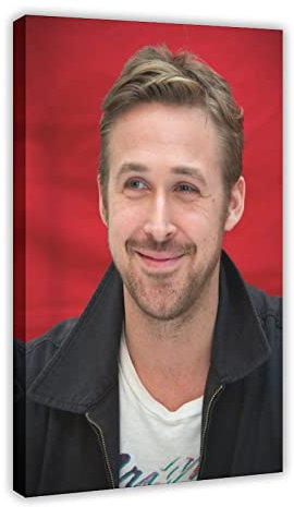Schauspieler Ryan Gosling 10 Leinwand-Poster, Wandkunst, Dekoration, Bild, Gemälde für Wohnzimmer, Schlafzimmer, Dekorationsrahmen: 60 x 90 cm