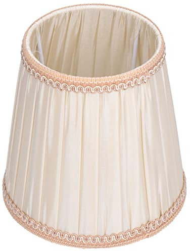 Alvinlite Kronleuchterschirm Lampenschirm E14, Orange Lichtschirme für Lampe Modern UNO Fitter Bell Lampenschirme für Hängelampe Tischlampe Stehlampe Ersatz