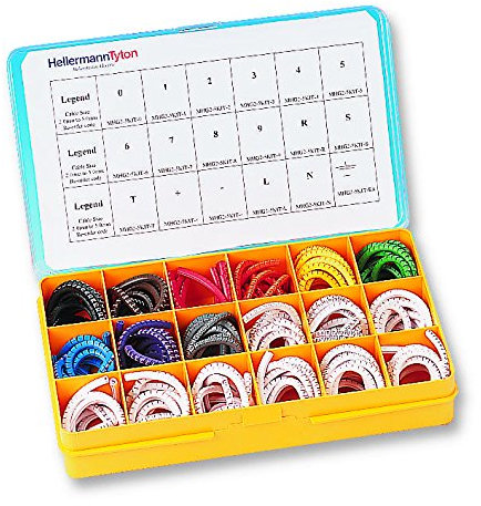 Cable Marker Compartment Box, Cable Management Kits/Wire Marker Assortments, Qty X 1 | HG2-5