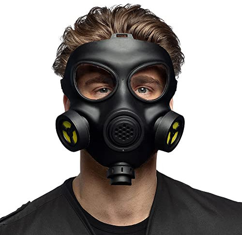 Boland 72281 - Gasmaske, Halloween Maske, Accessoire für Faschingskostüme, Horrormaske für Karneval, Kostümzubehör