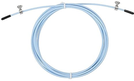 PATIKIL 10Ft Speed Jump Rope Replacement Cable, 2.5mm Professional Skipping Rope Steel Wire Replace for Rope Skipping Training, Blue