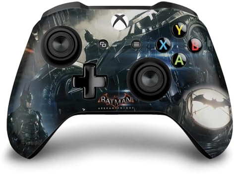Head Case Designs Offizielle Batman Arkham Knight Batman Grafiken Vinyl Haut Gaming Aufkleber Abziehbild Abdeckung kompatibel mit Xbox One S/X Controller
