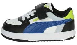 PUMA Sneakers Caven 2.0 Block per Bimbi ai Primi Passi 21, Cobalt Glaze Gray Fog Lime Pow Blue Green
