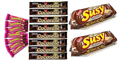 Combo Samba fresa + Susy + Cocosette - 8 uds cada uno - 24 uds total!