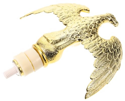 TINEASUR Fahnenmast Adlerkopf Fahnenmasten Adler Aufsatz Fahnenmast Teile Fahnenaufsatz Verzierter Fahnenmast Kopf Fahnenmast Aufsatz Fahnenmast Adler Endstück Aufsatz