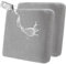 SHANNA Stretch Sofa Sitzkissenbezüge rutschfest Sofabezug: 2-Sitzer wasserdichte Couchkissen Schonbezüge Hochelastische Outdoor-Kissen Couch Schonbezug Waschbarer Möbelschutz für Haustiere (Hellgrau)