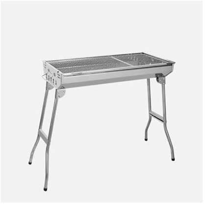 Barbacoa portátil Parrilla for Barbacoa, Estufa de Barbacoa portátil Plegable Grande de Acero Inoxidable for Exteriores Barbacoa al Aire Libre