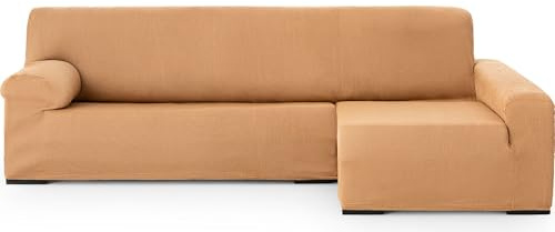 ECOMMERC3 Chaiselongue-Sofabezug mit langem Arm rechts, universell und vielseitig – Sofabezug, gelb, einfach anzubringen, für Rückenlehne, Sitz und Armlehnen
