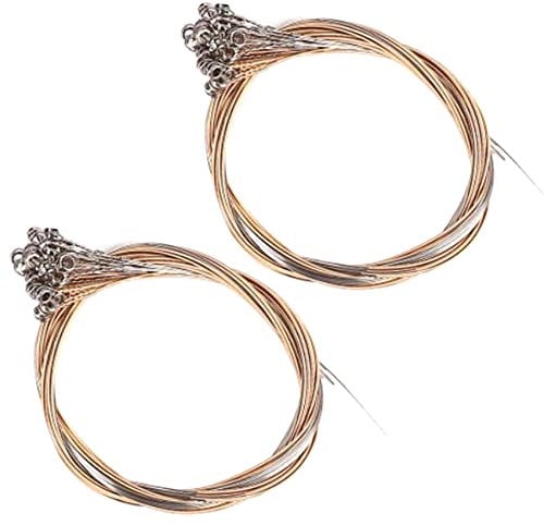 Fegtrtyoa 2X 19 Saite Lyre Harfe Saite Lyre Saite Kleine Harfe Saiten Zubehör Musikinstrument Laiyaqin Saite