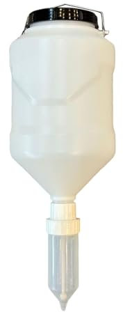 Fenteer Saucenspender, Gewürz-Quetschflasche zum Aufhängen, 3 l große Ketchup-Flasche für Restaurants, Senf, Salat, Würzsaucen, Mayo