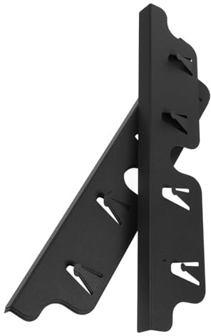 BCOATH Cache Plaque Electrique Cuisine Moderne 16cm Lot de 4 en Fer Noir Protège-espaces pour Cuisinière Design Facile à Nettoyer