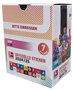 Topps Bundesliga Sticker 2024/2025-1x Display je 50x Stickertüte