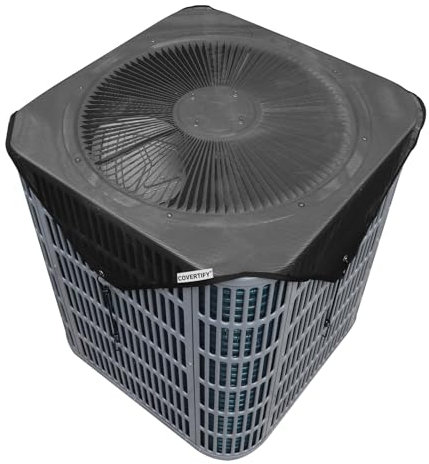 COVERTIFY Central Air Conditioner Covers for Outside 36'' X 36'', Mesh AC Covers for Outside Unit, Breathable AC Conditioning Condenser Compressor Cover - Top Universal Defener for All Season