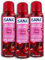 Confezione da 3 spray per deodorante e corpo ISANA Cherry Amour deodorante, 3 x 150 ml