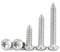 HAISHANG 50 Piezas M4x16 mm Tornillos Autorroscantes de Acero Inoxidable A2 V2A, Cabeza Plana Tornillos Torx Redonda Autoperforante
