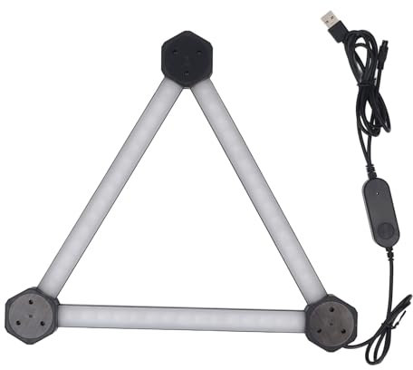 Cocoarm 6 Set RGB LED -Wandleuchte BT Fernbedienung Musik Synchronisation RGB Lichtleiste für Gamer, ABS/PC -Material
