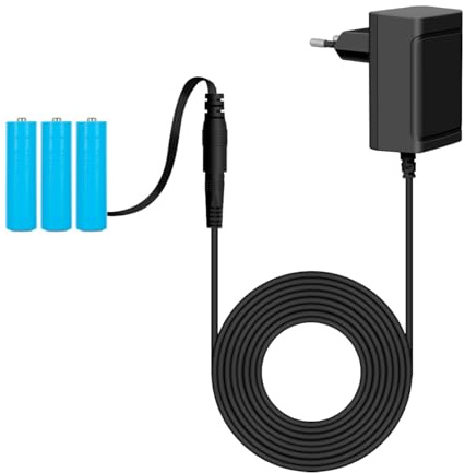 Lenink Adaptateur d’Alimentation 4,5V, Remplace 3 Piles AA/LR6, Compatible avec Lexibook Stitch Reveil Enfant, Air Wick Diffuseur d’huiles, Guirlande Lumineuse LED, Enseignes Lumineuses et Décorations