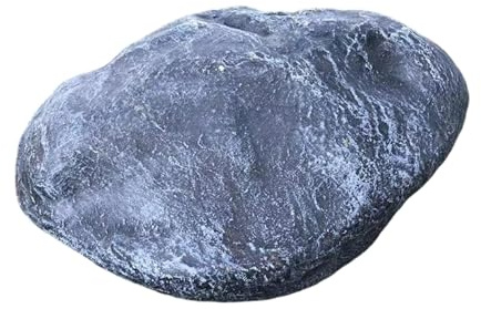 Qianly Roche Paysagère Artificielle Décor Pierre Simulation Sculpture Roche Faux en Fibre de Verre Renforcée pour Arrière-Plan de Scène Terrarium Bassin, Style E