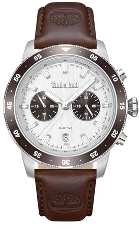 Timberland - Armbanduhr Duo-time Parkman - Quartz Uhrwerk - Gehäusebreite: 44 mm - Edelstahl - Silver - 5 ATM