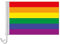 Everflag Auto-Fahne: Regenbogen - Premiumqualität