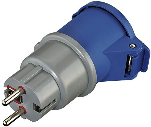 Electraline 80861 - Enchufe adaptador universal (macho/hembra)