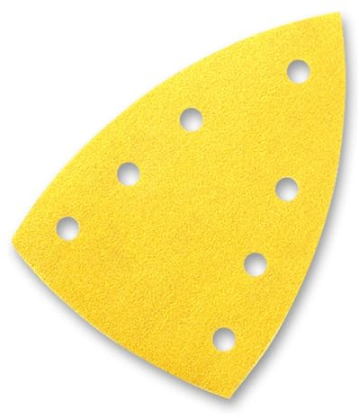 sia Abrasives Siarexx Siafast Delta Serie 1960 Schleifpapier, 7-Loch, 147 x 100 mm, Körnung 80, 100 Stück, 6318.5062.0080