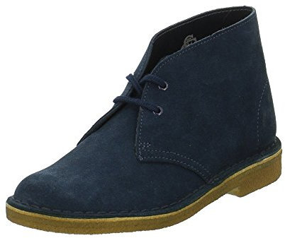 Clarks Originals Desert, Stivali Donna, Blu (Midnight Suede), 37.5 EU