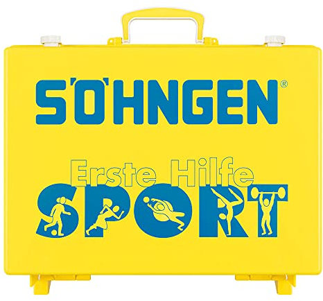SÖHNGEN Erste-Hilfe-Koffer Multisport, DIN 13157, mit Wandhalterung, Art.-Nr. 301070 | Verbandskasten | Notfallkoffer | Erste Hilfe Kasten