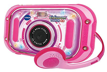 VTech Kidizoom Touch 5.0. appareil photo numérique, rose - Version Espagnole