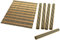 6 Tischsets Platzset Platzdecke aus Bambus 2farbig ca. 40 x 30cm