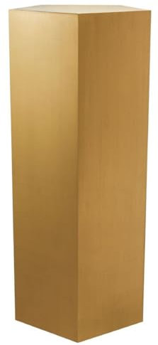 Casa Padrino Luxus Edelstahl Säule Kupferfarben 42 x 40 x H. 100 cm - Luxus Wohnzimmer Möbel