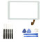 Visiodirect® Vitre écran Tactile Compatible avec Tablette Thomson TEO10R TEO10R-BK16C SPTEO10BK16 TEO10R-WH8CD Taille 10.1 Blanche + Kit Outils