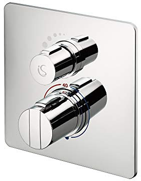 Ideal Standard A5878AA Concept Easybox Built-in Shower Mixer - Square Faceplate, Chrome