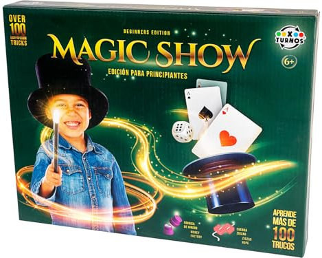 XTURNOS Juego de Magia Magic Show Edición para Principiantes Más de 100 Trucos