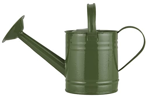 Ib Laursen Gießkanne Wasserkanne mit Ausgießer 0,8 Liter Metall Dunkelgrün 4230-22