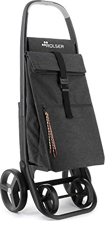 Einkaufstrolley Rolser Clec Thermo Eco 8 Plus Grau 4 große Räder - Carbon