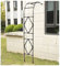 XIAOLIZI Wandbefestigung, für Pflanzen, Rosenbogen, Stahl, für Gartendekorationen, 240 cm, robust, Farbe: Weiß, Größe: 150 x 240 x 40 cm