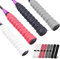 Dreamark 8 Piezas Grips Pádel tenis Perforados, overgrip Cómodo, Antideslizante Goma Grip Pádel Absorbente Sudor (Negro, Blanco, Gris y Rojo)